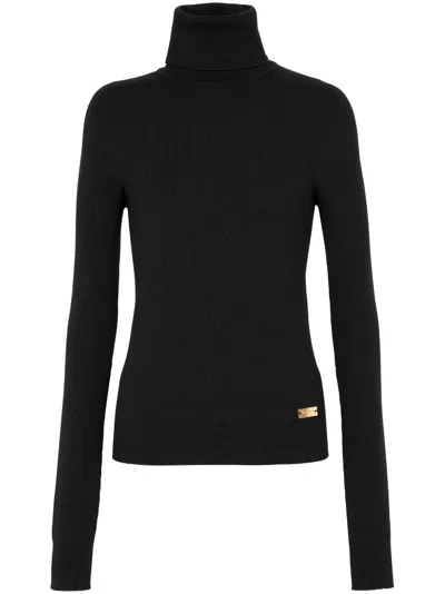 Balmain Pullover Mit Logo In Black