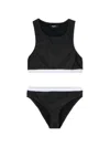 Balmain Logo-print Bikini In Black