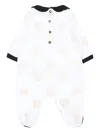 Balmain Logo-print Bodysuit Set In Multi