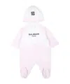 Balmain Logo-print Cotton-blend Pajama Set In White