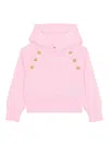 Balmain Long-sleeved Sweater In Rosa