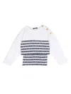 Balmain Logo-print Cotton Set In White