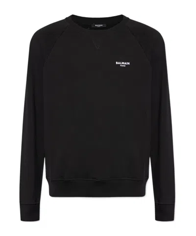 BALMAIN BALMAIN LOGO DETAILED CREWNECK SWEATSHIRT