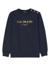 Balmain Sweater  Kids Kids Color Blue In Blue