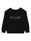 Balmain Sweatshirt Mit Logo-print In Schwarz