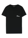 Balmain Logo-print Cotton T-shirt In Black