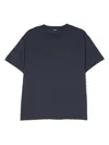 Balmain Logo-print Cotton T-shirt In Blue