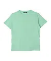 Balmain Logo-print Cotton T-shirt In Green
