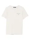 Balmain Logo-print Cotton T-shirt In White