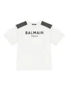 Balmain Logo-print Cotton T-shirt In White