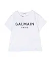 Balmain Logo-print Cotton T-shirt In White