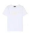 Balmain Logo-print Cotton T-shirt In White