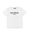 Balmain Logo-print Cotton T-shirt In White