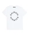 Balmain Logo-print Cotton T-shirt In White