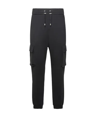 BALMAIN BALMAIN POCKET DETAILED DRAWSTRING CARGO TROUSERS