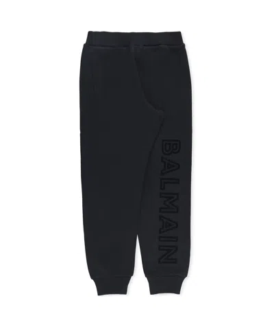 BALMAIN BALMAIN KIDS LOGO PRINTED JERSEY PANTS