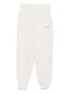 Balmain Logo-print Cotton Track Pants In White