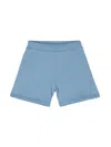 Balmain Logo-print Cotton Track Shorts In Blue