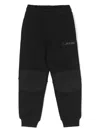 Balmain Logo-print Cotton Trousers In Black