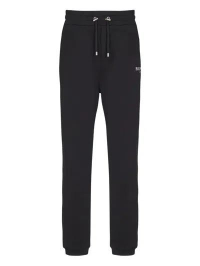 Balmain Logo-print Drawstring Track Pants In Black