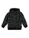 Balmain Logo-print Hoodie In Black