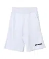 Balmain Logo-print Jersey Shorts In White