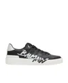 Balmain Rubber Sole Round Toe Low-top Sneakers In White
