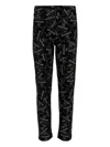 Balmain Logo-print Leggings In Black