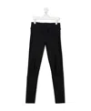 Balmain Logo-print Leggings In Black