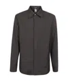 Balmain Logo-print Long-sleeve Shirt In Black