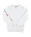Balmain Logo-print Long-sleeved T-shirt In White