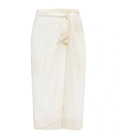 BALMAIN LOGO-PRINT SARONG