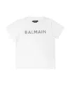 Balmain Logo-print Short-sleeve T-shirt In White