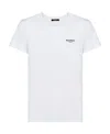 Shop Balmain Logo-print Short-sleeve T-shirt In White