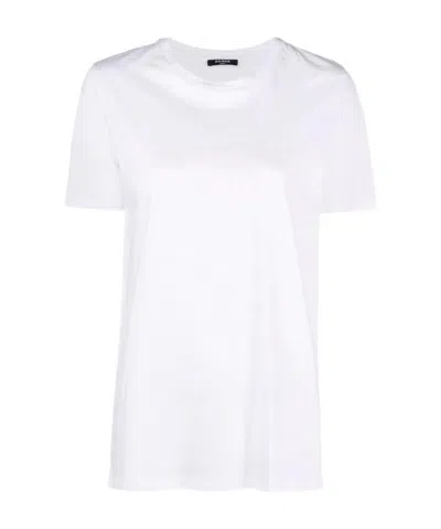 Balmain Logo-print Short-sleeve T-shirt In White