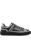 Balmain Logo-print Sneakers In Black