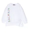 Balmain Logo-print Sweatshirt In 白色