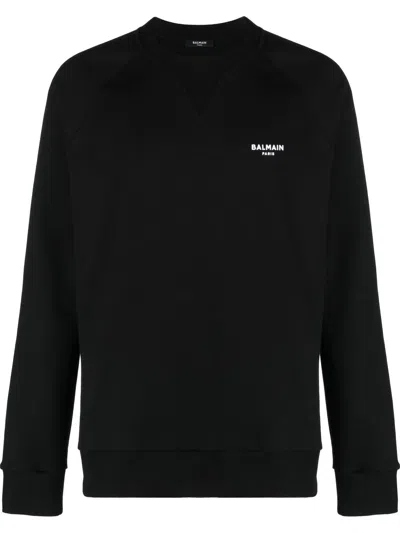 Balmain Sweaters In Black