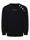 Balmain Logo-print Sweatshirt In Black