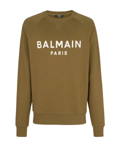 BALMAIN BALMAIN PARIS LOGO PRINTED SWEATSHIRT