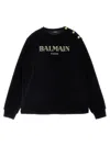 Balmain Sweater  Kids Color Black In Or