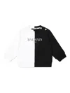 Balmain Logo-print Sweatshirt In Weiss