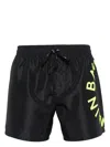 Balmain Logo-print Swim Shorts In Black