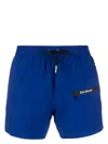 Balmain Casual Blue Boxers With Elastic Waistband In Blue