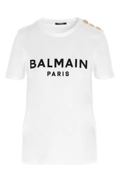 BALMAIN BALMAIN LOGO PRINT T-SHIRT