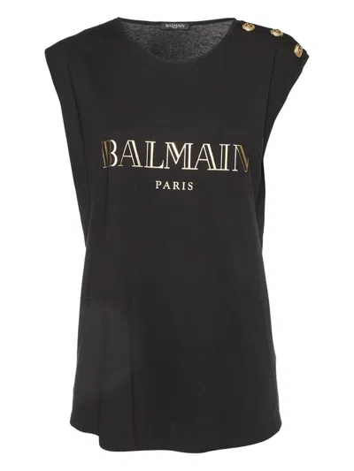 Pre-owned Balmain Logo-print T-shirt