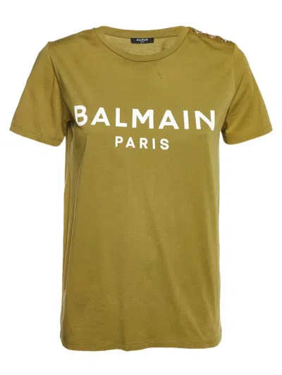 Pre-owned Balmain Logo-print T-shirt