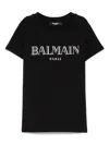 Balmain Logo-print T-shirt In Black