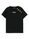 Balmain Logo-print T-shirt In Black