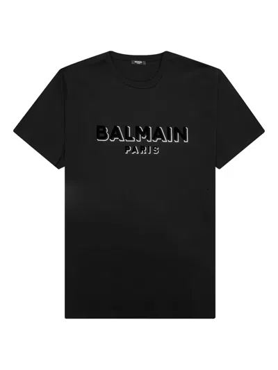 BALMAIN LOGO-PRINT T-SHIRT